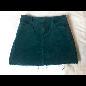 Green skirt